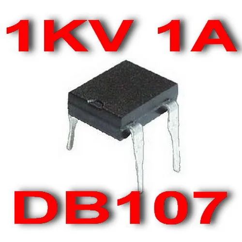 20 шт./партия) DB107, 1A 1KV, 1.0A 1000 В диодный мост выпрямителя
