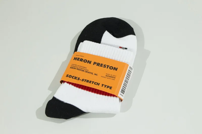 

19SS Best Version Heron Preston Socks Cotton Socks Hip Hop Streetwear Kanye West Heron Preston Socks harajuku mens socks