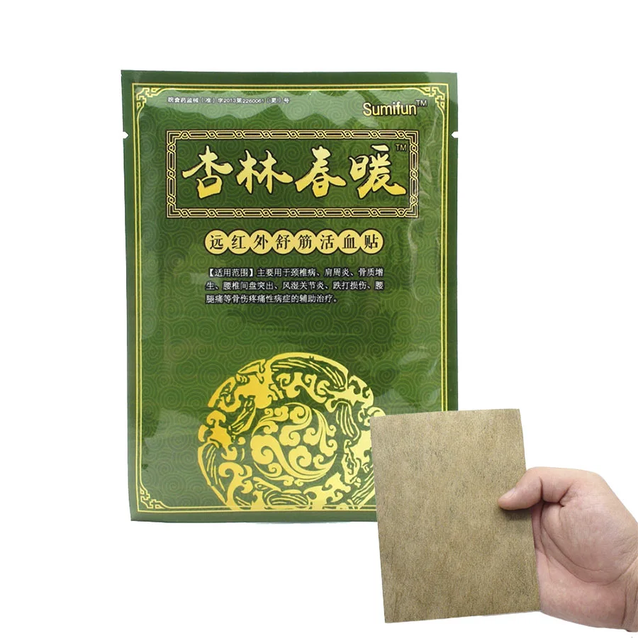 

8Pcs/Bag Pain Relief Plaster Patches Muscular Fatigue Arthritis spondylosis Rheumatism Joint Pain Backache Patch New 2019