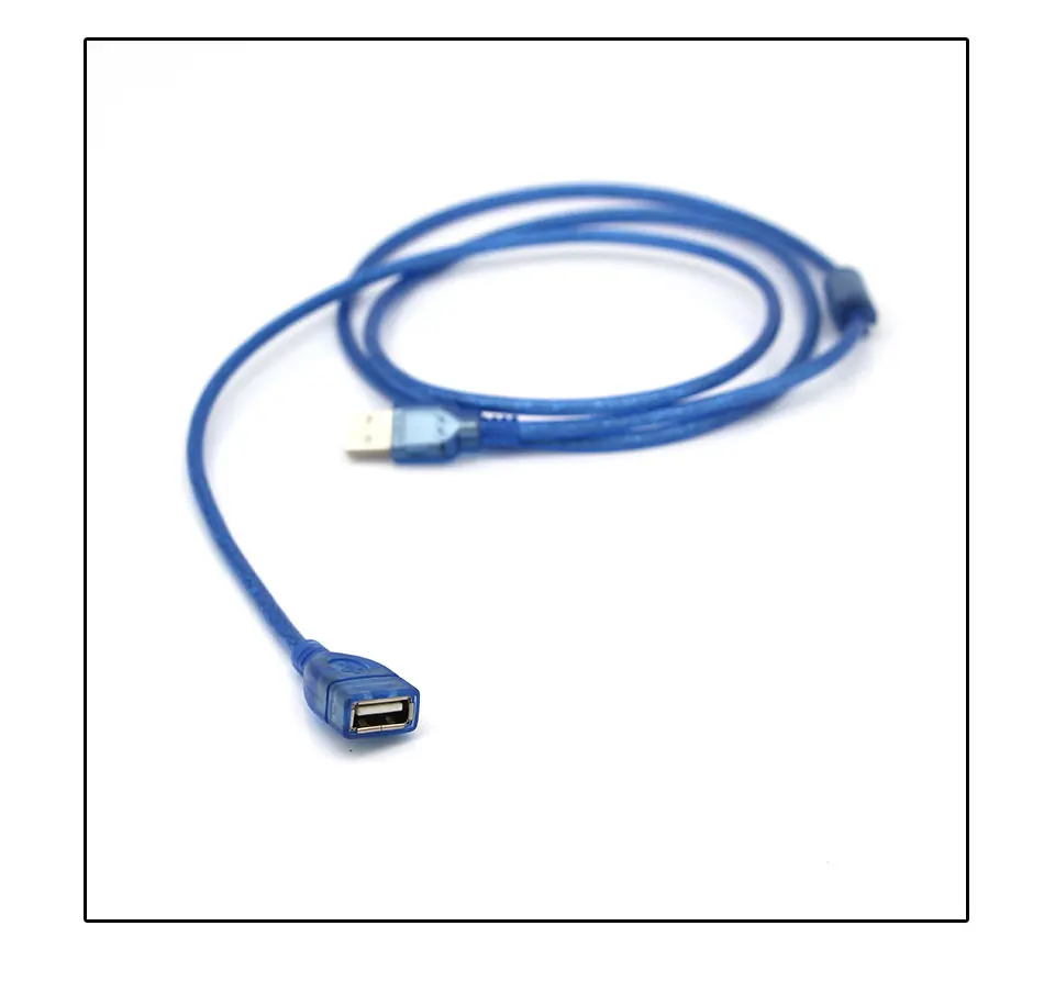 USB Data Cables For PC Keyboard Printer Camera Tablet Mobile Phone  Mouse Game Controller USB 2.0 Extender Male To Female (8)