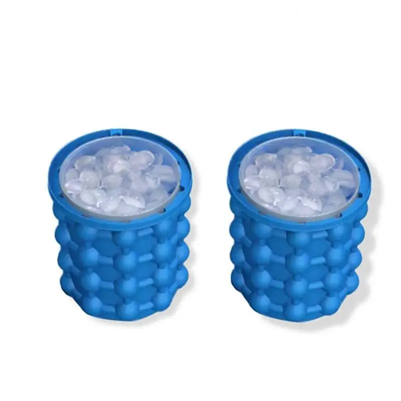 Hot Silicone Ice Maker Fast Ice Bucket Storage Silicone Bucket Ice Cube