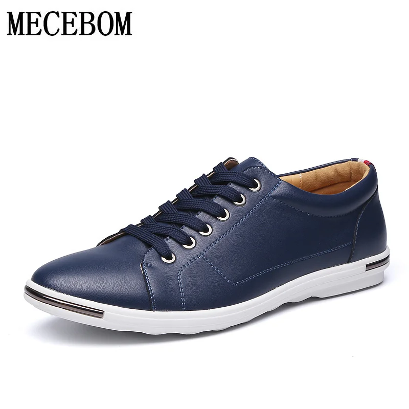 Men s leisure leather shoes big size 48 fashion split leather shoes breathable lace up men