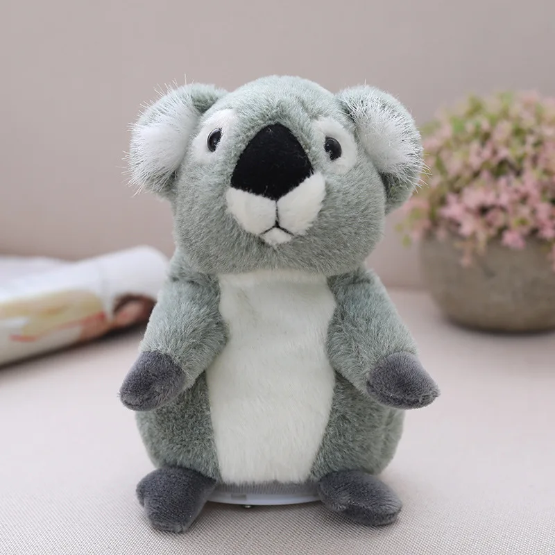 New Style 30cm Singing Talking Koala Electronic Cartoon Plush Toy Game  Music Doll Educational Pronunciationtoys Drop Shipping - Stuffed & Plush  Animals - AliExpress