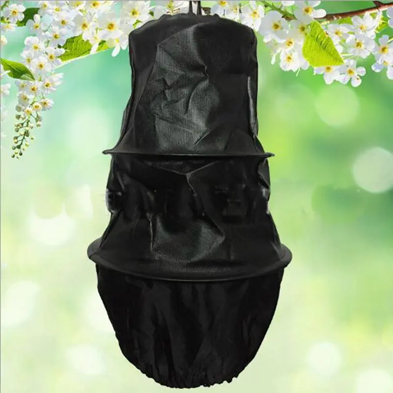 

1PC Black Leather Cloth Bee Cage To Catch With Wild Bees 3 Layers Bee Box Bee Keeping Tools DAJ9233