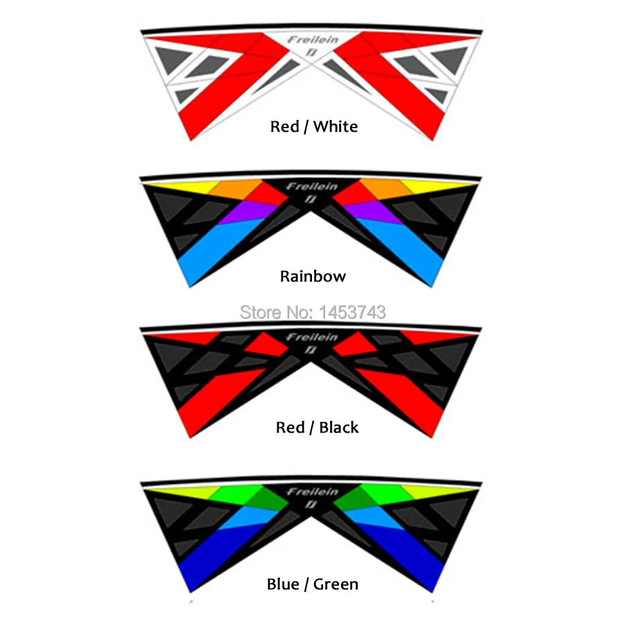 

Professional Level Competition Kite Show Play Quad Line Stunt Kite 4 Colors With Kite Line Flying Handle