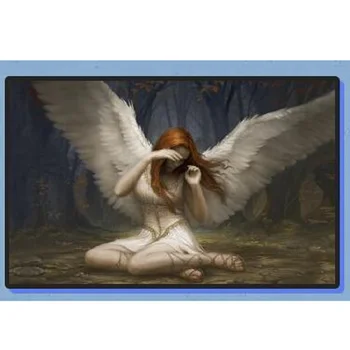 

60x35cm Rubber Fallen Angel Video game Board Game Playmats Magical Cards The Gaming Gathering Play Mat big table pad