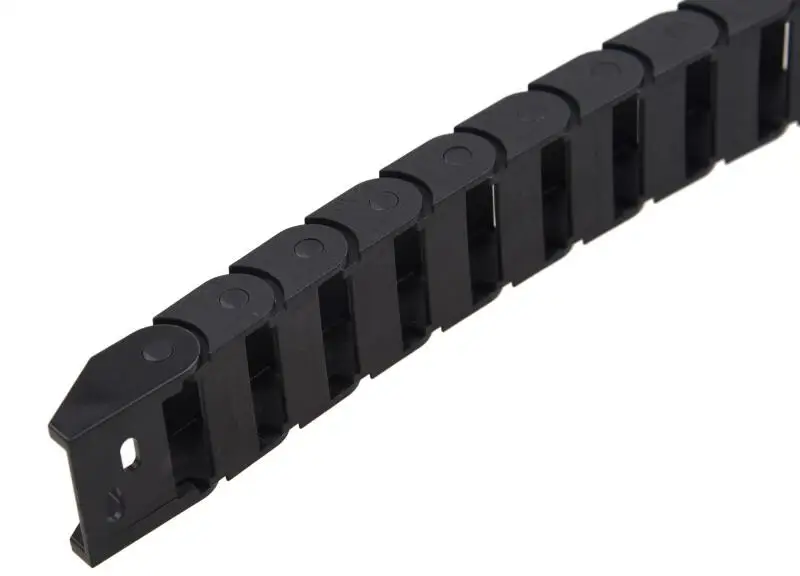 CNC engraving machine tool L1000mm Cable Drag Chain Wire Carrier with End Connectors 7 x 15mm 10*10mm 10 x 20mm 15*30mm CNC engraving machine tool L1000mm Cable Drag Chain Wire Carrier with End Connectors 7 x 15mm 10*10mm 10 x 20mm 15*30mm
