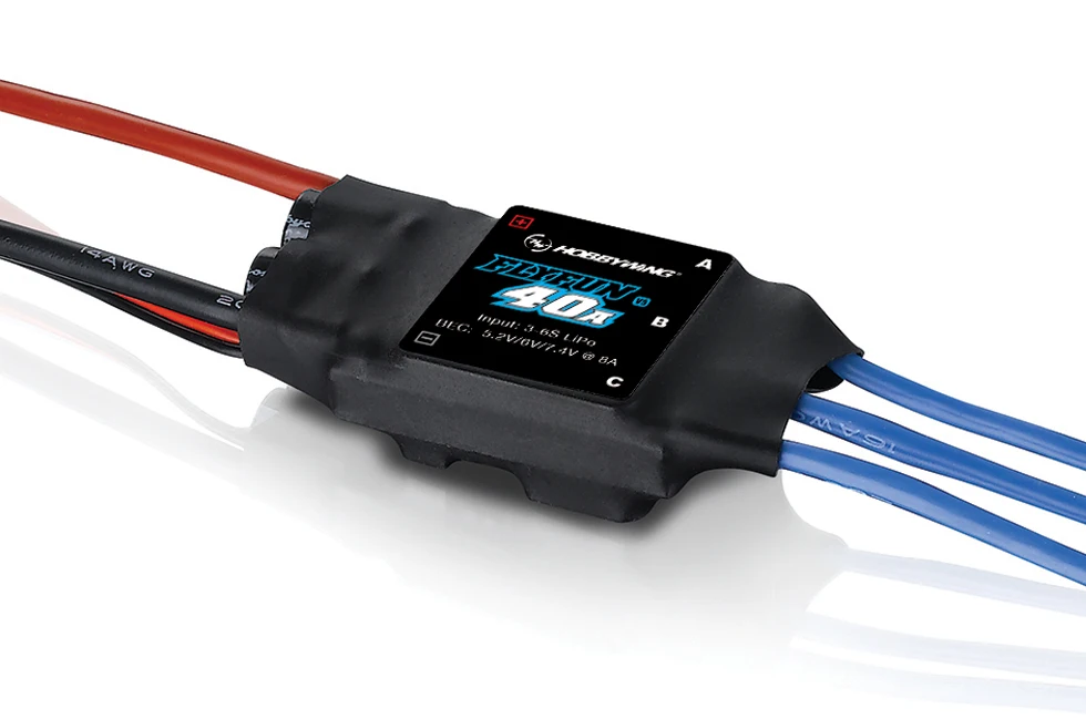 Оригинальный контроллер скорости Hobbywing FLYFUN V5 60A 80A 120A 130A 160A бесщеточный ESC 3 6S Lipo с