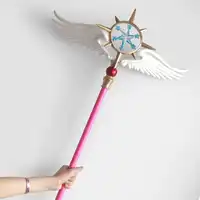 39 "Card Captor Sakura Wand Duidelijke Kaart Kinomoto Star Sakura Magic Star Wand Japanse Anime Cosplay Props Wapen