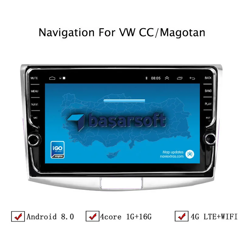 

10.1" Android 6.0/8.0/8.1 Car DVD GPS Navigation For VW CC Magotan 2012-2018 Car Radio Stereo Head Unit With WIFI/4G LTE