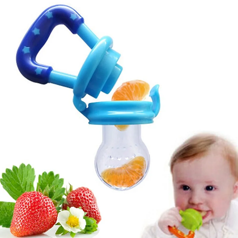 

Safe baby feeding teethers newborn boy girl fruit and vegetable feeding bit teether device child nipple tool fresh food teeder