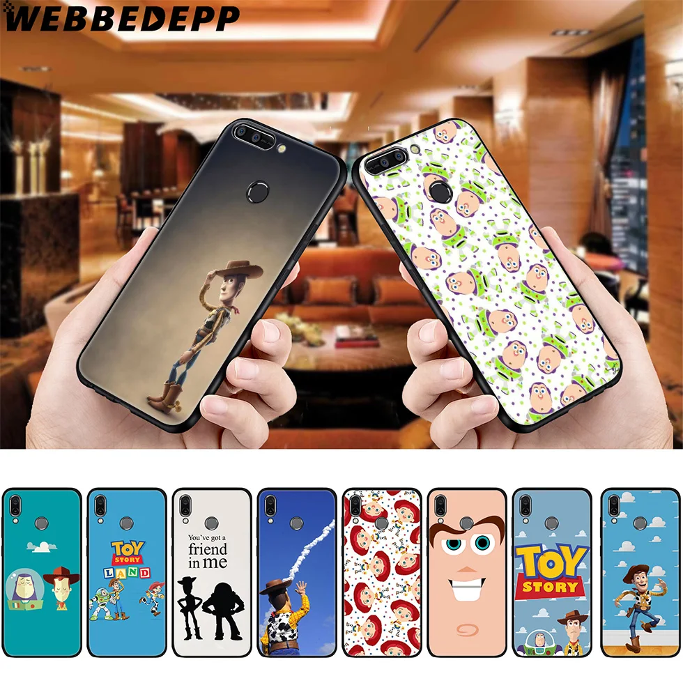 

WEBBEDEPP Toy Story Soft Case for Huawei P8 P9 P10 P20 P30 Lite Pro P Smart Z Plus 2019 Y6 Prime 2018 2017 Lite Mini
