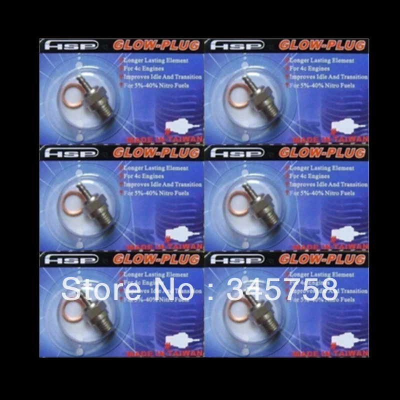 6PC HSP Super Glow Plug Nitro RC 3 N3 70117 Hot Engines Traxxas OSin