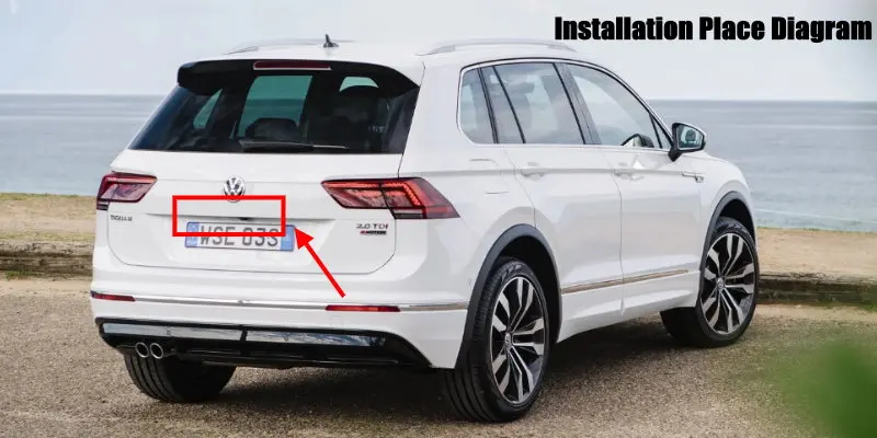 Камера заднего вида для Volkswagen VW Tiguan/Tiguan L~ /камера заднего вида для парковки/лампа номерного знака