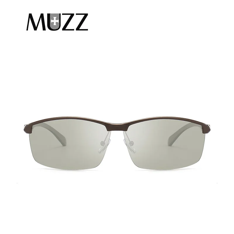 MUZZ 2018 Новые поляризованные фотохромные солнцезащитные очки для вождения мужские