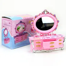 Music Box Clockwork Type Rotary Classica Music Box Valentine’s Day Gift Jewelry Cosmetic Bag Music Box