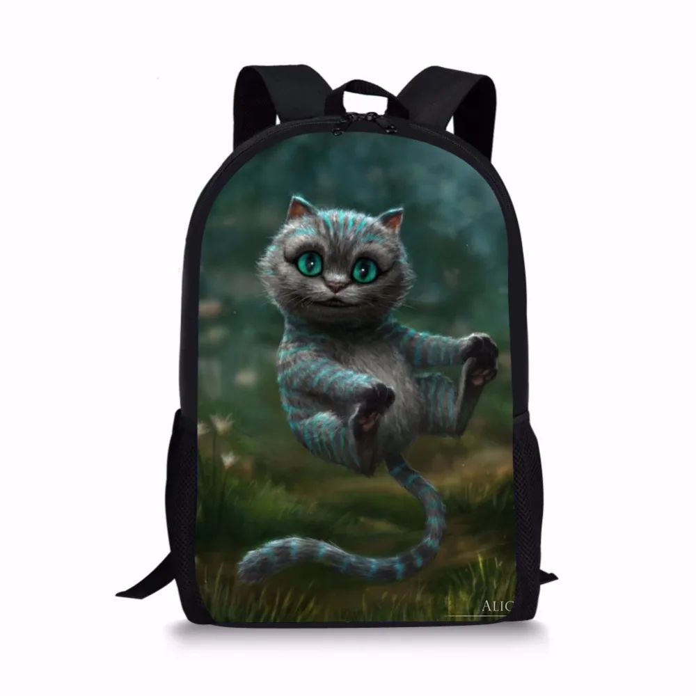 Бесшумный рюкзак с милыми кошками яркая школьная сумка Mochila для девочек