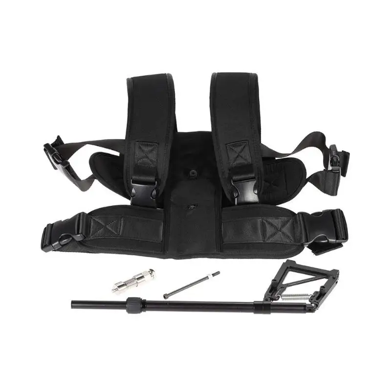

Aluminum Alloy Video Photography Studio Stabilizer Kit for Steadycam DSLR Camera DV Camcorder with Load Vest Single Handle Arm