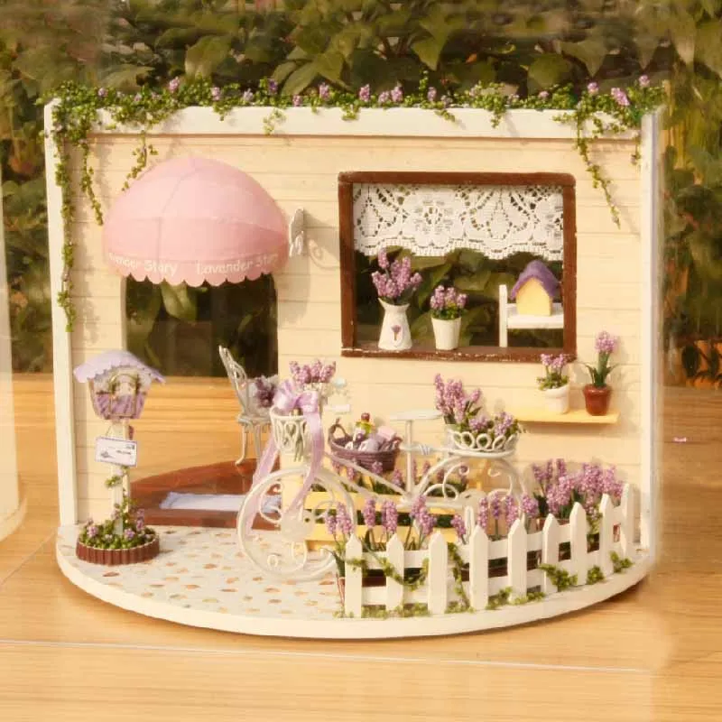 

Handmade Toy Dream Music House Model Kit Assemble Miniature Dollhouse DIY Doll House Room Box Home Girl Favorite Gift Decoration