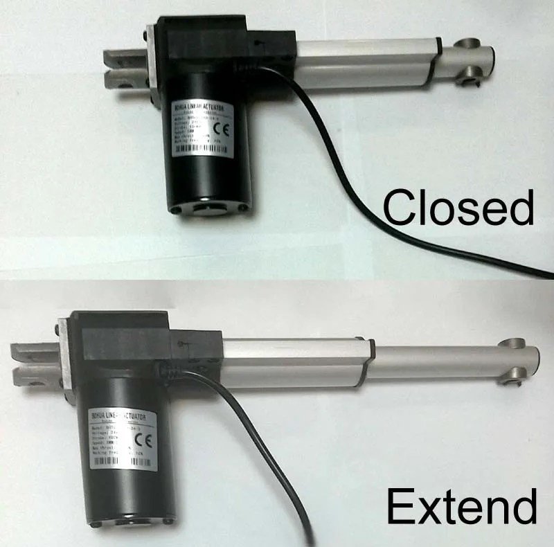 12 V/24 V 300 мм(12 дюймов) Линейный микропривод, электрический линейный привод, тяги 5000N/500 кг/1100LBS, Телевизор Лифт, индивидуальный штрих