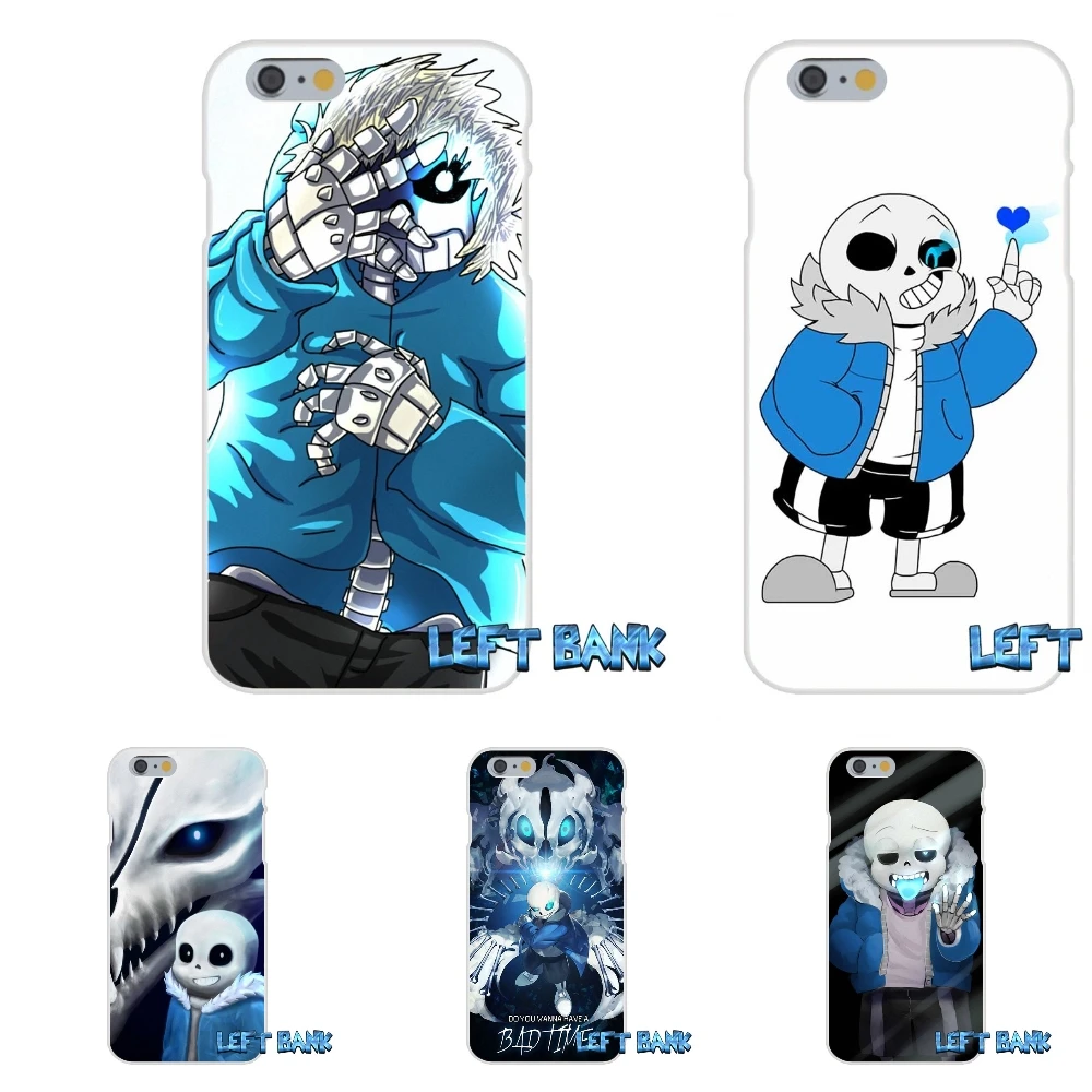 Для iPhone 4 4S 5 5S 5C SE 6 6S 7 Plus Папирус из андертейл Санс догго Мягкий Силиконовый ТПУ