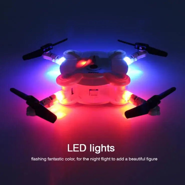 Горячая RC детская игрушка FQ 17W 2 4G Радиоуправляемый Дрон с складной рукояткой wifi FPV