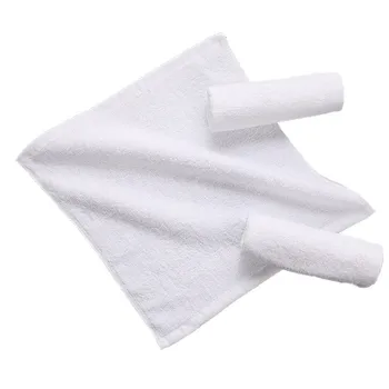 

DelCaoFen Pure White 25cm 28cm 30cm 100% Cotton Adult Soft Absorbent Wash Cloth Square Bathroom Hotel Couple Face Hand Towel