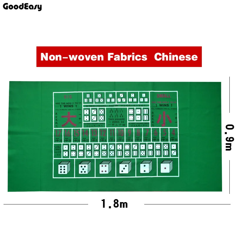 Не-wavon ткани/Резина техасский холдем покер стол коврик покер игровой коврик скатерть игра ткань Sic Bo с английским/китайским