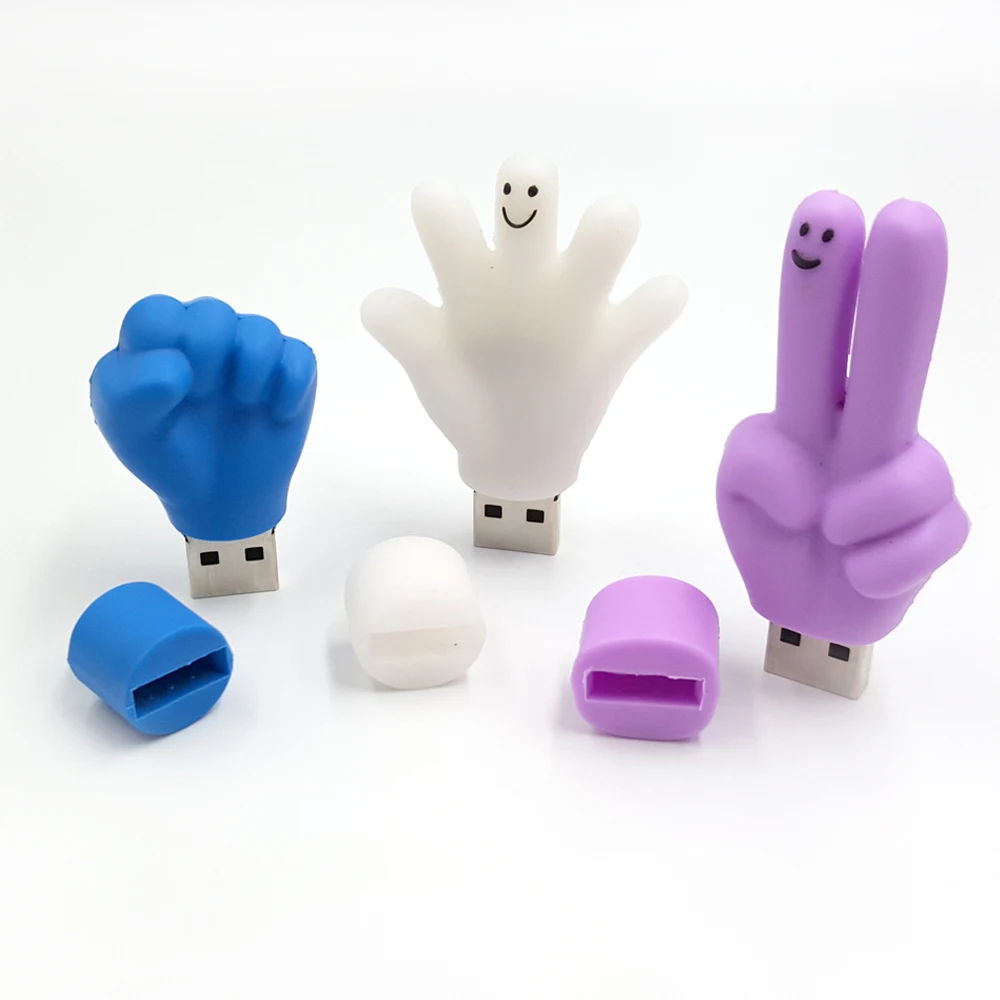 

New Easy Learning USB 2.0 Cartoon Claw USB Flash Drives Cat Paw 4GB 8GB 16GB 32GB Fist Pen Drive Pendrives USB Disk Memory Stick