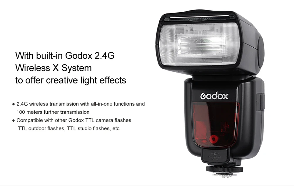 2x Godox tt685o Камера flash 2.4 г 1/8000 s HSS TTL GN60 Вспышка Speedlite + XPro-o беспроводной передатчик для Olympus Panasonic Lumix