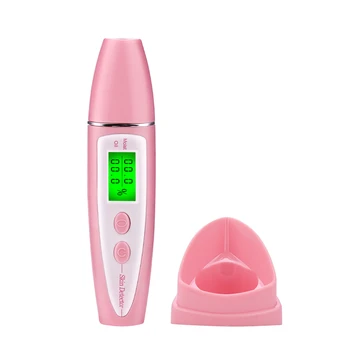 

Precision Digital LCD Display Body Moisture Monitor Detector Face Care Skin Tester Moisture Water Oil Analyzer Skin Sensor