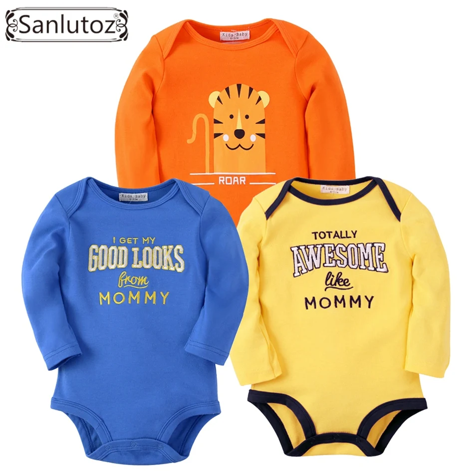 Sanlutoz Baby Rompers Set Newborn Clothes Baby Clothing Boys Girls Brand Cotton Jumpsuits Long Sleeve Overalls Coveralls Winter