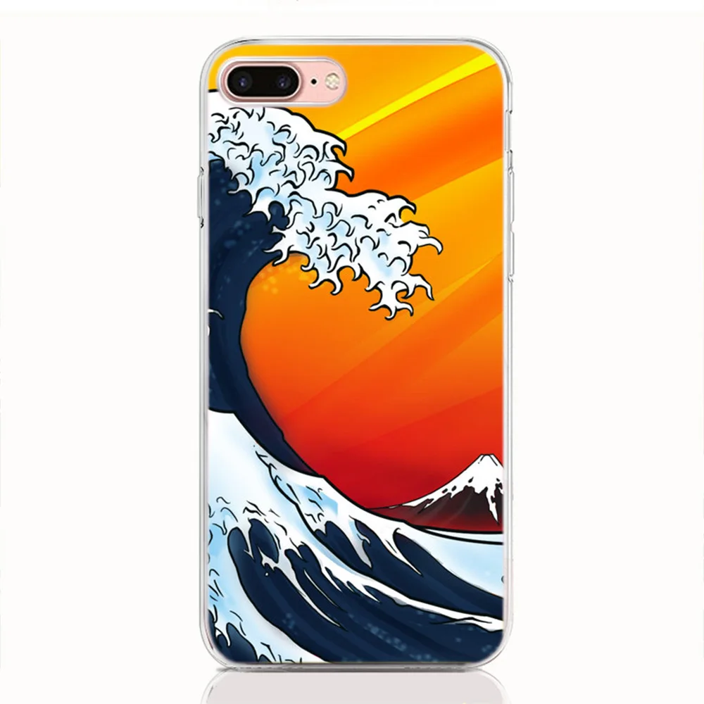 A08  7 Plus Cartoon Wave Art Japanese