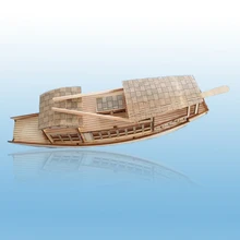 Free shipping DIY wool nanhu boat assembling model ship Educational Toy Handmade children Gift Education model Yacht