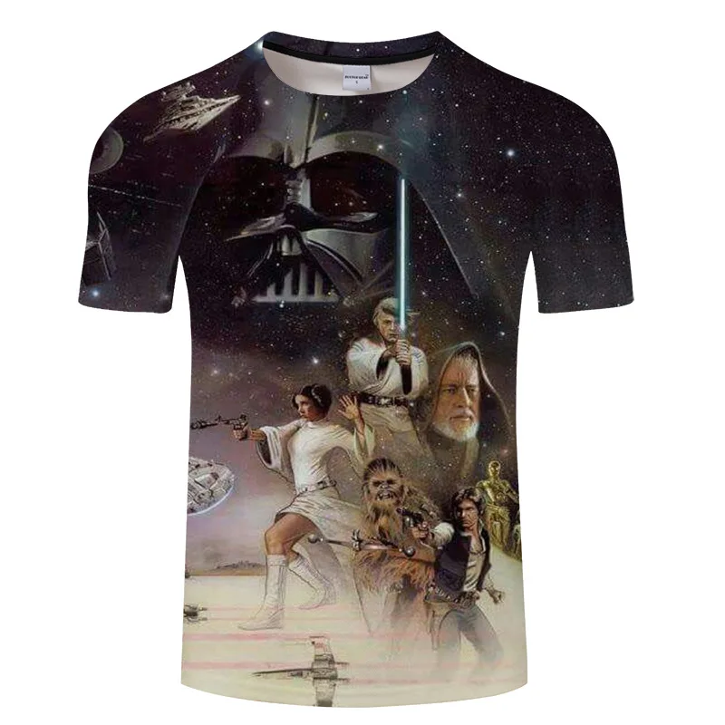 

Men Darth Vader Heavy Metal printing Designer Funny T Shirts Short Sleeve Tee Creative fashion star wars t-shirts Hip Hop Tops