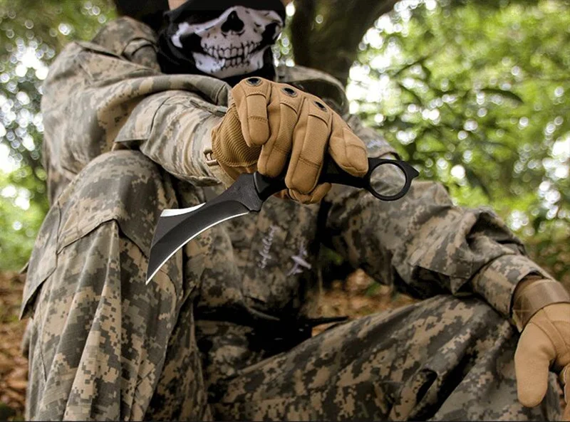 Высокопрочный армейский тактический нож Karambit открытый коготь мачете охотничьи ножи с фиксированным лезвием боевой выживания снаряжение Кемпинг EDC инструмент