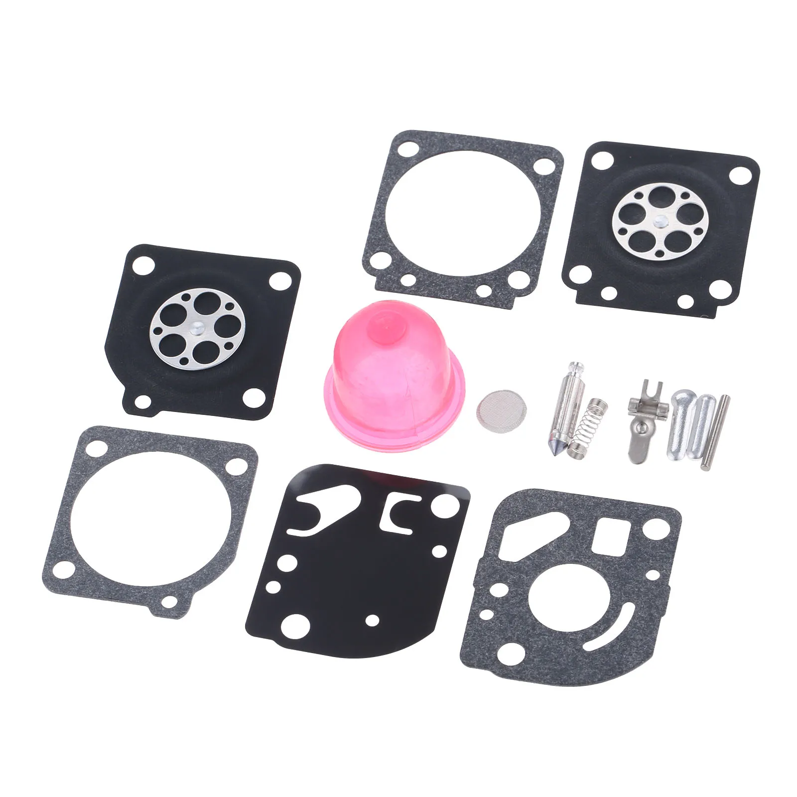 DRELD Carburetor CARB Rebuild Repair Kit For C1U-W Weedeater Featherlite Poulan ZAMA RB-73 RB73 Trimmer DRELD Carburetor CARB Rebuild Repair Kit For C1U-W Weedeater Featherlite Poulan ZAMA RB-73 RB73 Trimmer