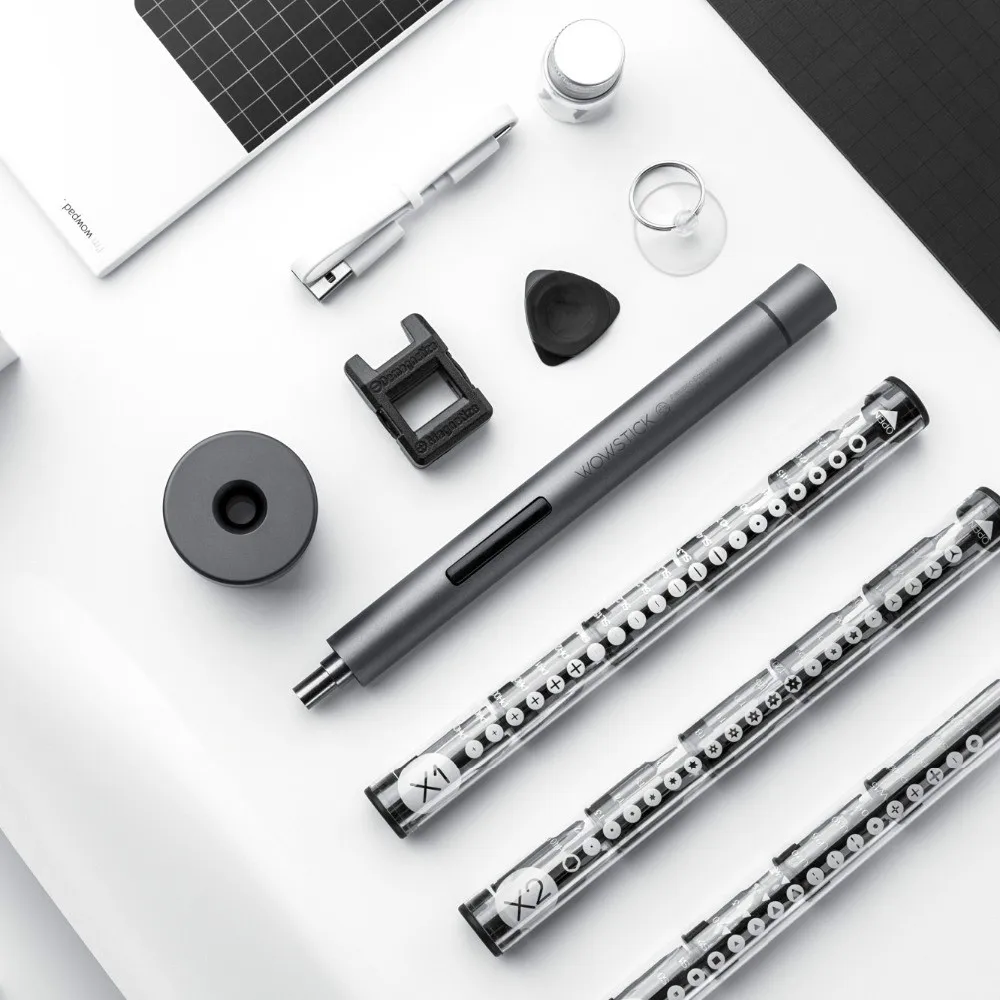 Xiao mi mi jia Wowstick 1F+ 64 в 1 Электрический винт mi Драйвер Беспроводной литий-ионный заряд светодиодный набор отверток