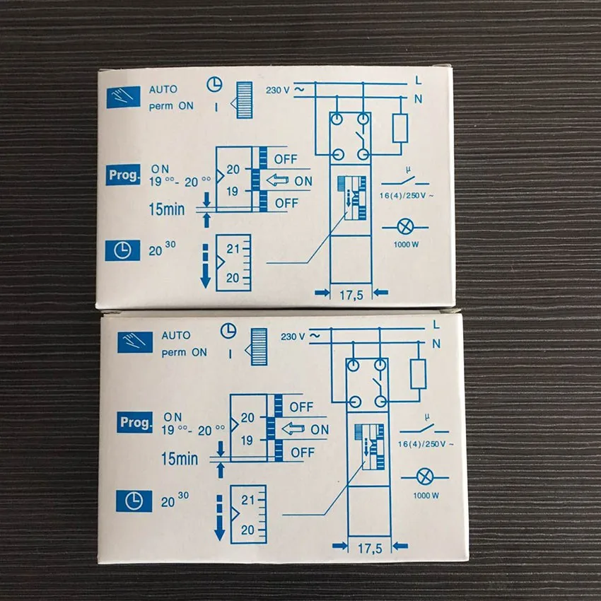 2 шт./лот 15 минут таймер на рейке din 220VAC программируемый таймер SUL180a