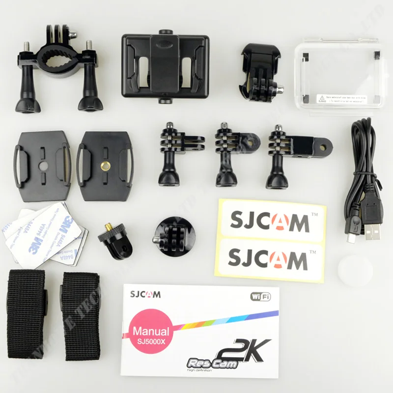 Оригинальная SJCAM SJ5000X Elite с Wi-Fi 4 K 24fps шлем Gyro Спортивная Экшн-камера Камера+ 1 дополнительная Батарея+ Батарея Зарядное устройство