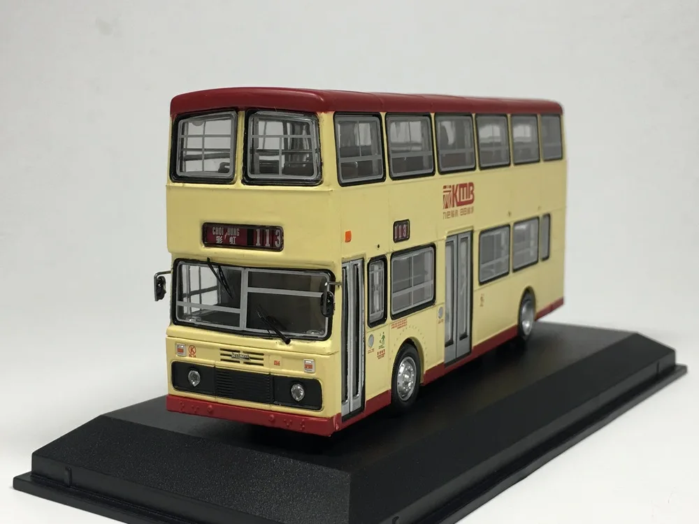 

Rare 1:76 retro KMB Hongkong bus double decker bus model Alloy collection model