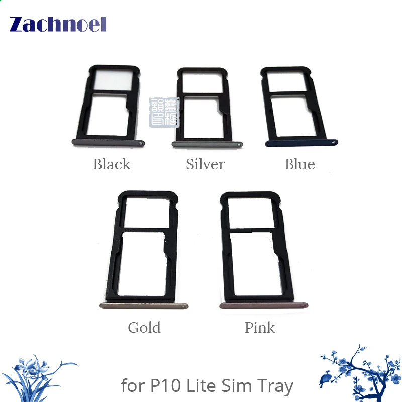 For Huawei P10 Lite Sim Card Tray Micro SD Card Holder Slot Adapter