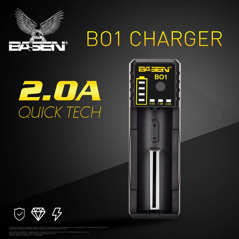 

Basen Electronics Charger For Battery Usb Output 18650 5V/2A Smart Lcd Usb Battery Charger For 18650