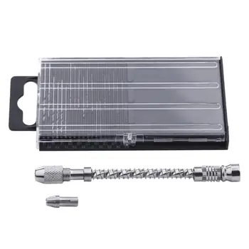 

Swivel Head Pin Vise 21 pcs HSS Micro Twist Drill bit set 0.35-1.6mm