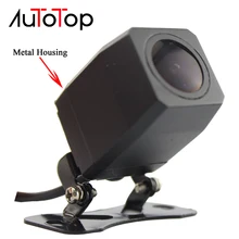 Novo! autotop câmera de visão traseira do carro com visão noturna ip68 câmera estacionamento backup universal à prova dwaterproof água 170 grande angular hd cor imagem