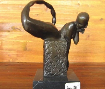 

Abstract Art China Bronze Copper Marble Home Decoration Sculpture Scorpio Statue