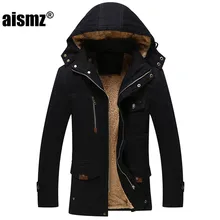 Aismz зимняя мужская куртка, повседневное толстое теплое пальто, мужская верхняя одежда, парка, плюс размер 4XL, пальто, ветровка, зимние военные куртки 8803