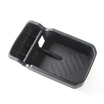

SHINEKA Armrest Storage Box Holder Container Black Car Parts Interior Accessories For Jeep Compass 2017+