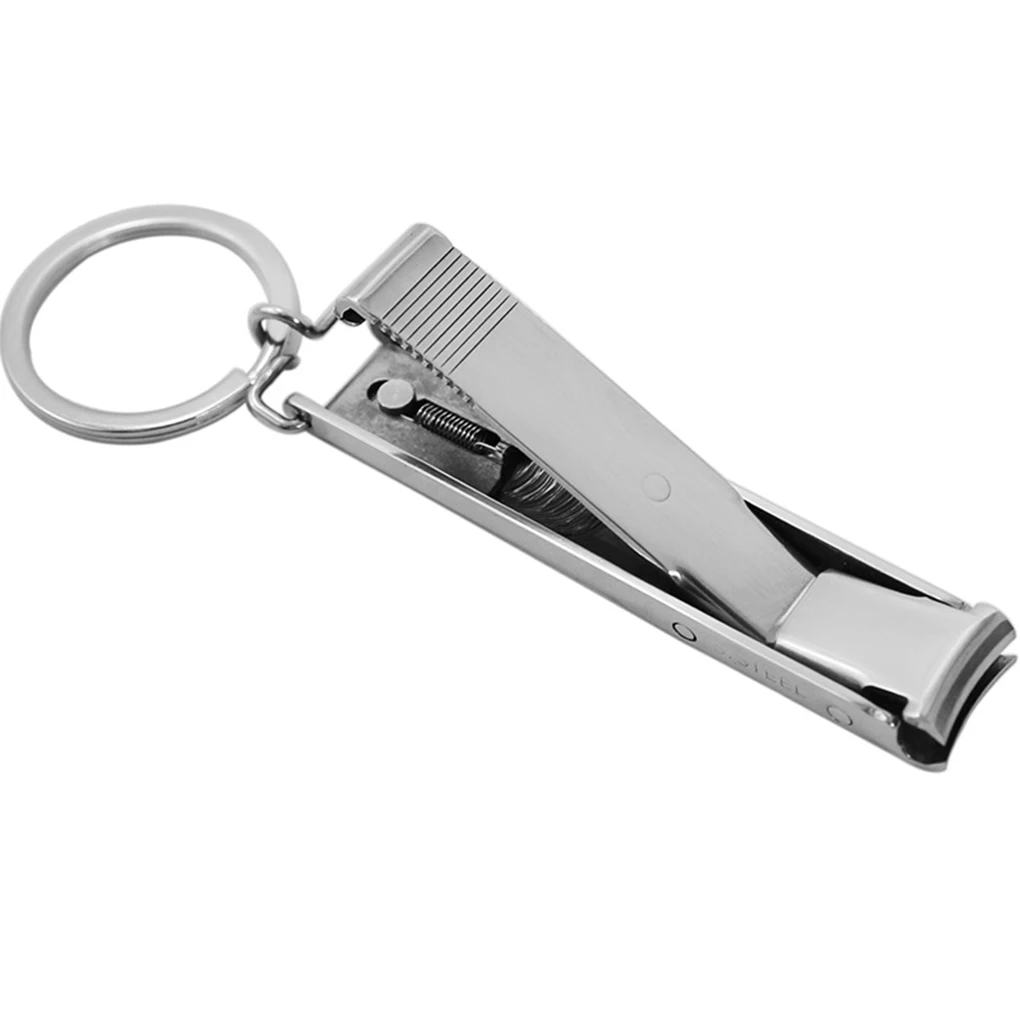 

Useful Beauty Tools Stainless Steel Ultrathin Nail Clipper with Keys Ring Manicure Nail Clipper Trimmers Gadgets