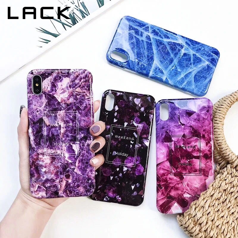 

LACK Colorful Marble Phone Cases For iphone XS Max Case For iphone X XR 8 7 6S 6 Plus Cover Luxury Smooth Soft IMD Cases Coque